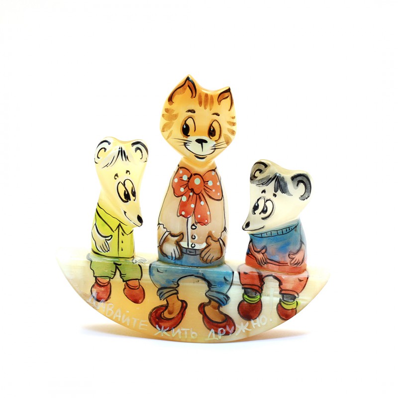 Кот Леопольд качалка
