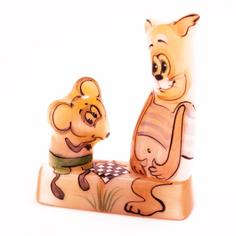 Кот и мышка шахматисты
