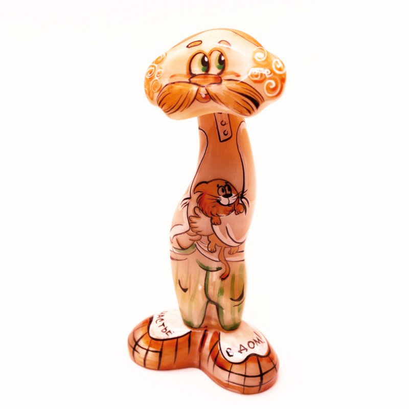 Домовой с кошкой